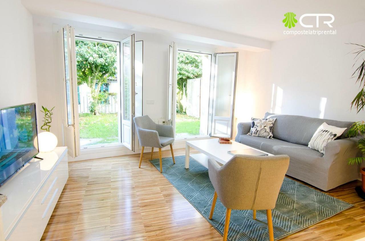 Ferienwohnung Next To Cathedral With Garden Santiago de Compostela Exterior foto
